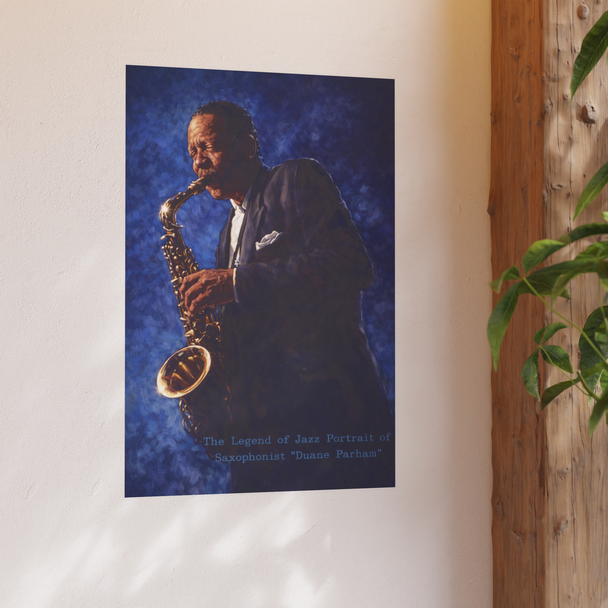 Jazz Saxophonist Portrait Poster — "The Legend of Jazz" Satin/Matte Art Print - Image 12