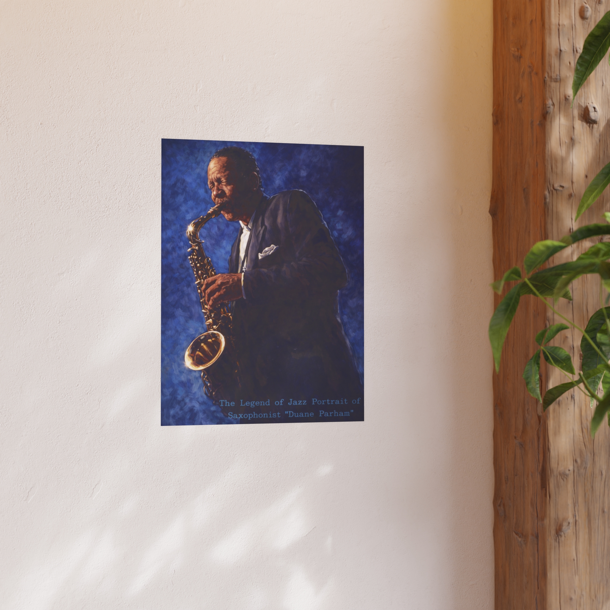 Jazz Saxophonist Portrait Poster — "The Legend of Jazz" Satin/Matte Art Print - Image 6