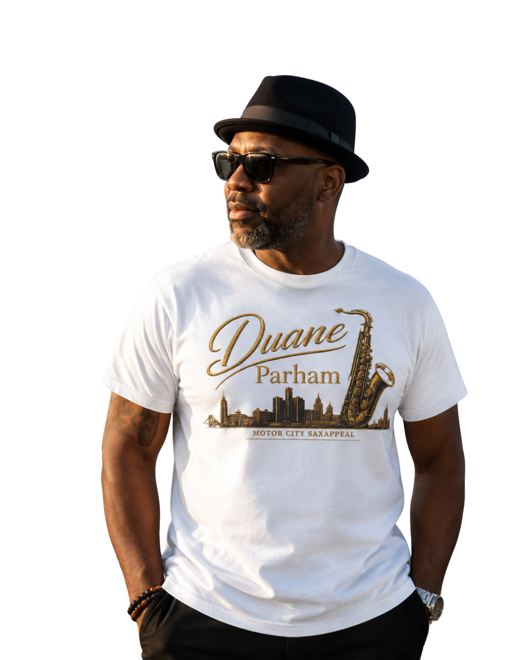 Duane Parham “Motor City Saxappeal” Heavyweight Vintage Jazz T-Shirt